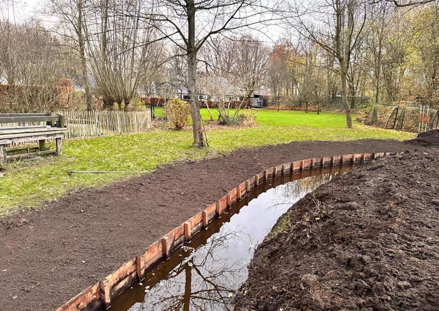 Waterbouw - Natuurvriendelijke oever in Flevoland